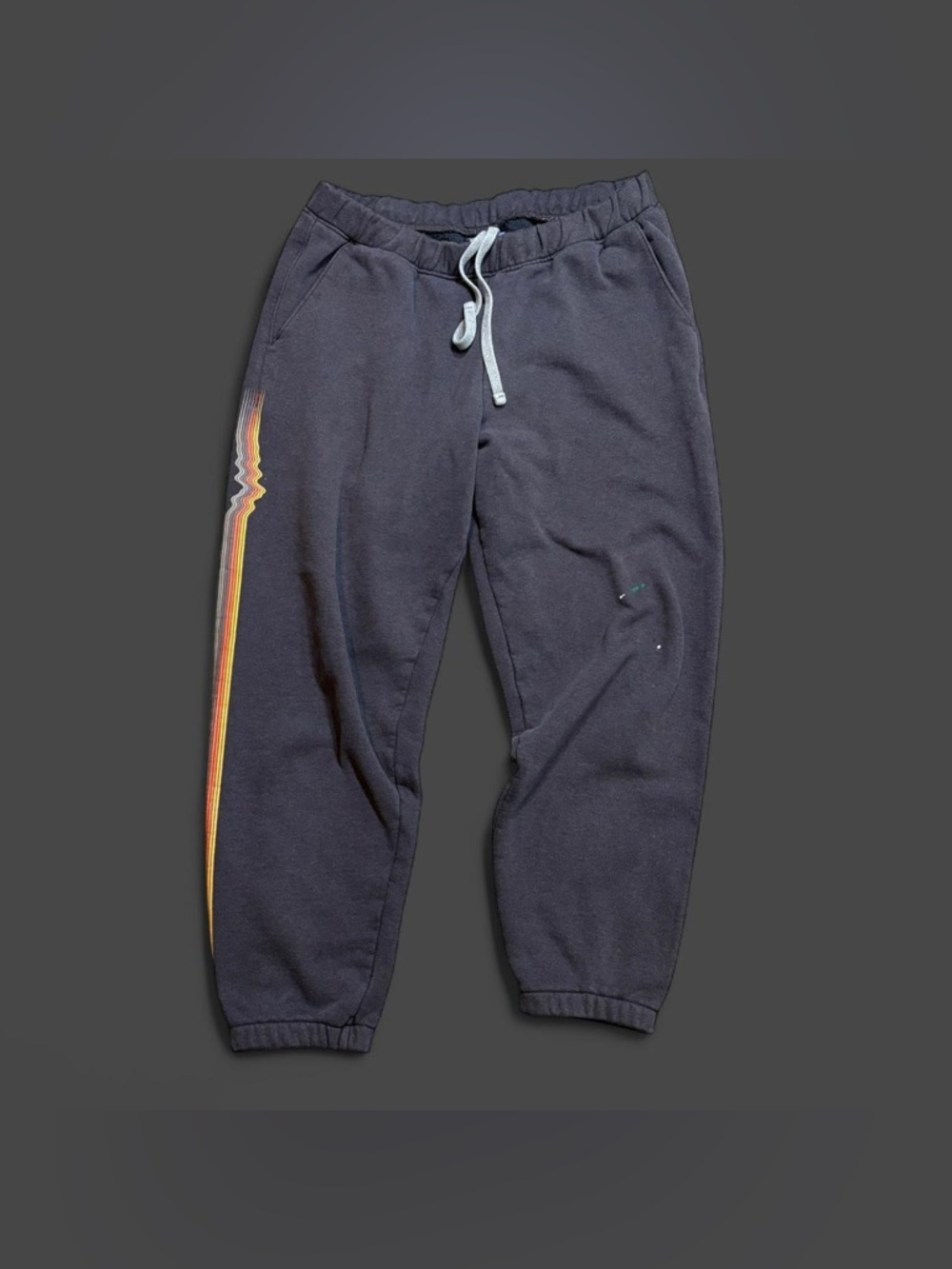 Patagonia grey sweatpants with stripe Size L #outdoor #sweatpants